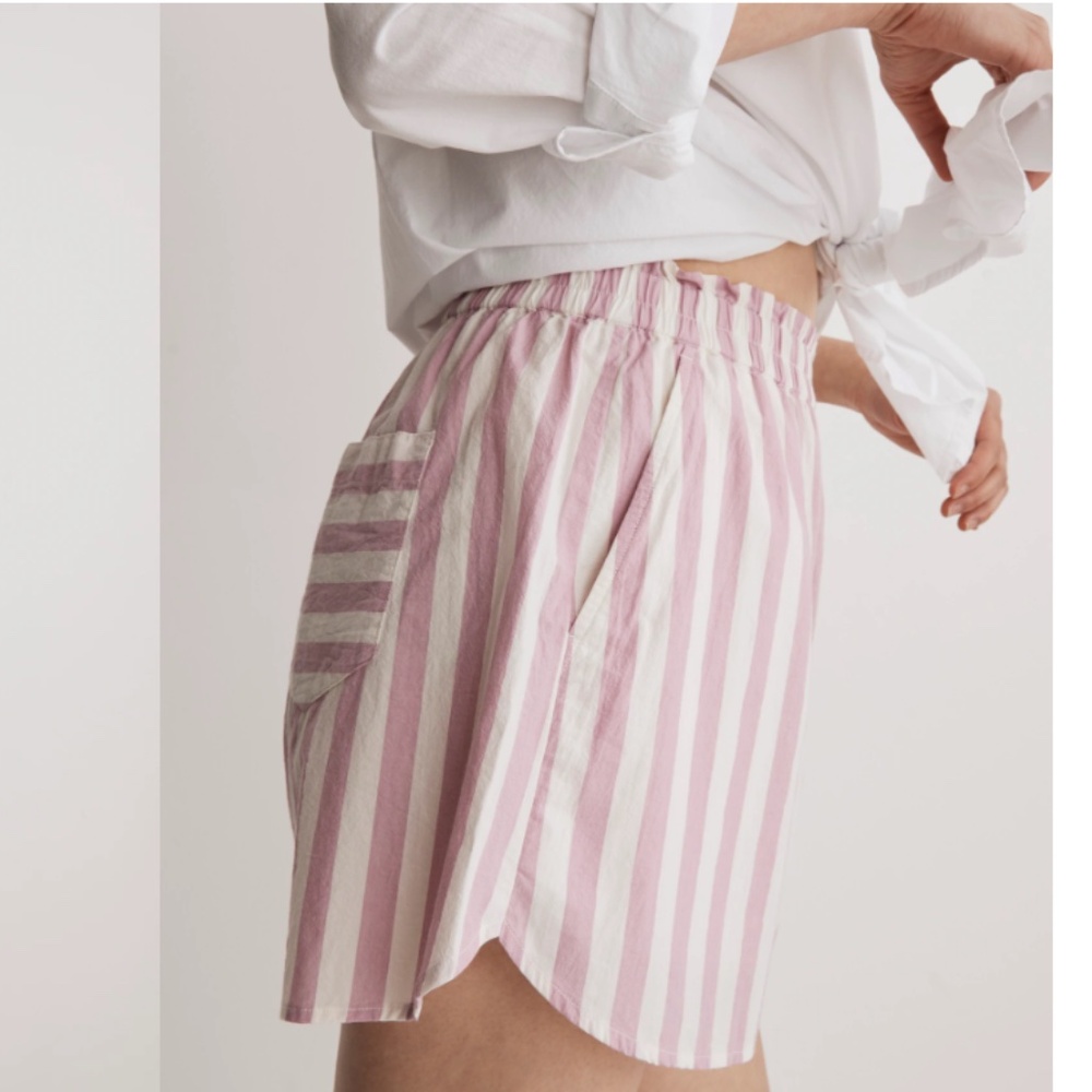 Madewell Pull On Shorts in Shaded Pink Size Small